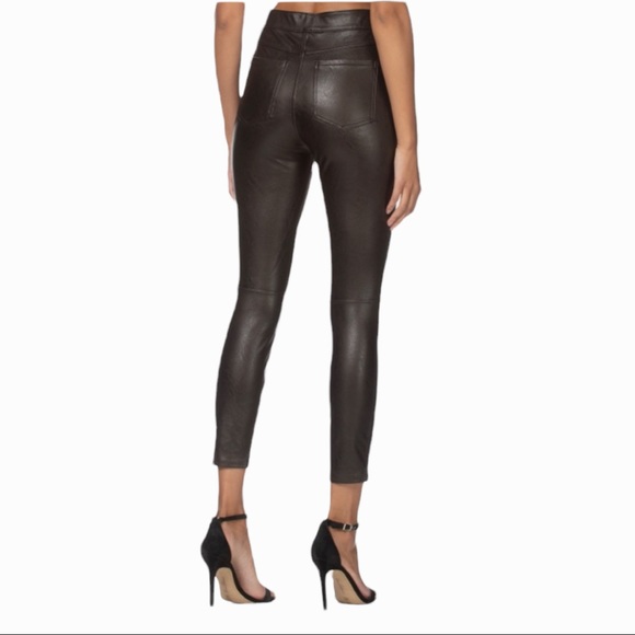 Spanx Leather-Like Ankle Skinny Pant - Picture 4 of 7